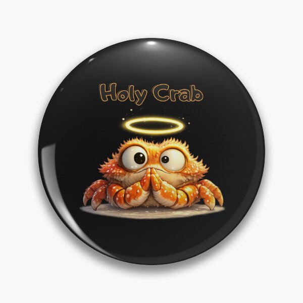 Item preview, Holy Crab, Not Again designed and sold by Wobble Studio.