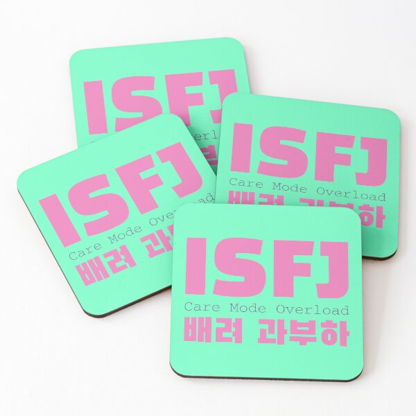 Item preview, ISFJ Care Mode Overload Korean Typography designed and sold by aikdreams.