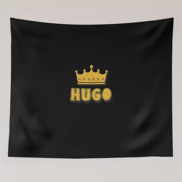 Item preview, Hugo Personalized Name With Crown - Cool & Funny Custom Gift for Men and Boys designed and sold by Oussinc.