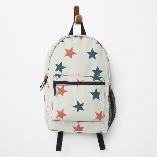 Item preview, Patriotic Star Pattern Seamless Red White Blue Minimal Design designed and sold by OldGloryForge.