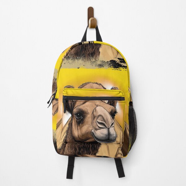 Item preview, Camel Desert Adventure Illustration – Sahara Nomad Travel Art for Explorer & Nature Lovers designed and sold by ChenEngEng.