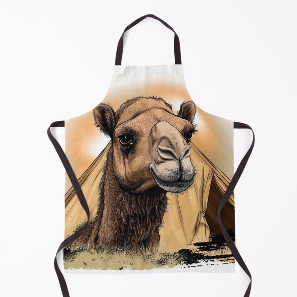 Item preview, Camel Desert Adventure Illustration – Sahara Nomad Travel Art for Explorer & Nature Lovers designed and sold by ChenEngEng.