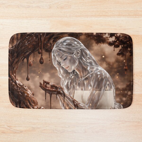 Item preview, Chocolate Forest Goddess Aesthetic Fantasy Art designed and sold by KnitOfShadoF.