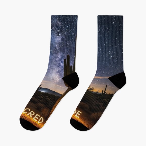 Item preview, Sacred Solitude – Desert Night Sky Illustration designed and sold by Cristhian Almanza.