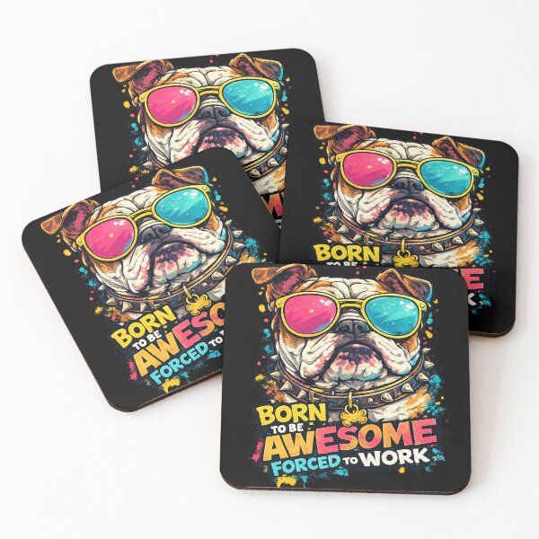 Item preview, Bulldog With Sunglasses  designed and sold by UnicornDreamers.