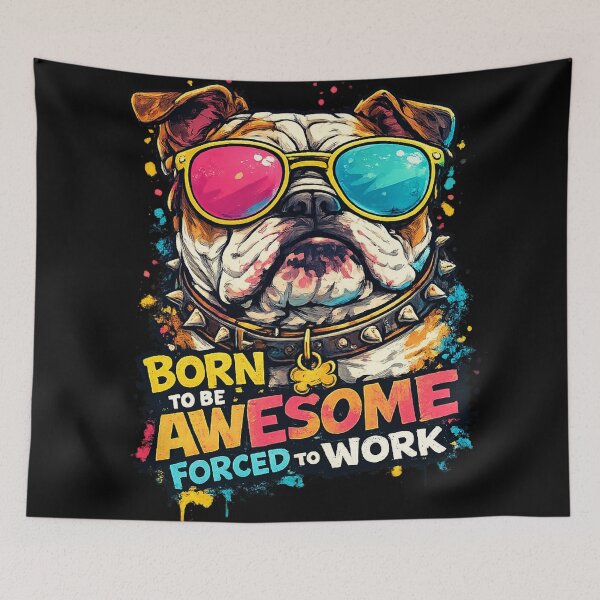 Item preview, Bulldog With Sunglasses  designed and sold by UnicornDreamers.
