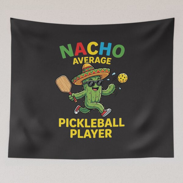 Artikelvorschau, Nacho Durchschnittlicher Pickleball-Spieler Pickleball-Liebhaber Humor Geschenk entworfen und verkauft von FormalDehyena.
