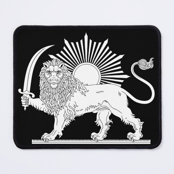 Item preview, Persian Lion Sun Symbol – Ancient Iran Design designed and sold by Rojan Kamyab.