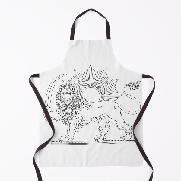 Item preview, Persian Lion Sun Symbol – Ancient Iran Design designed and sold by Rojan Kamyab.