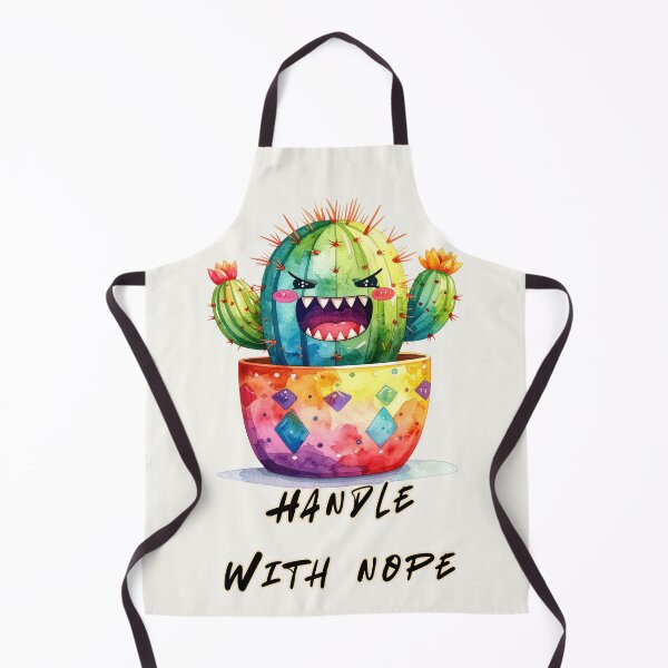 Item preview, Cute, but no, cactus -handle with nope- designed and sold by LiskoDesign.