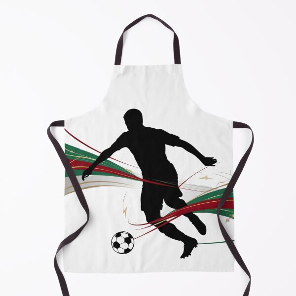 Item preview, Dynamic Portugal Soccer Player Silhouette Graphic designed and sold by PMTaurus.