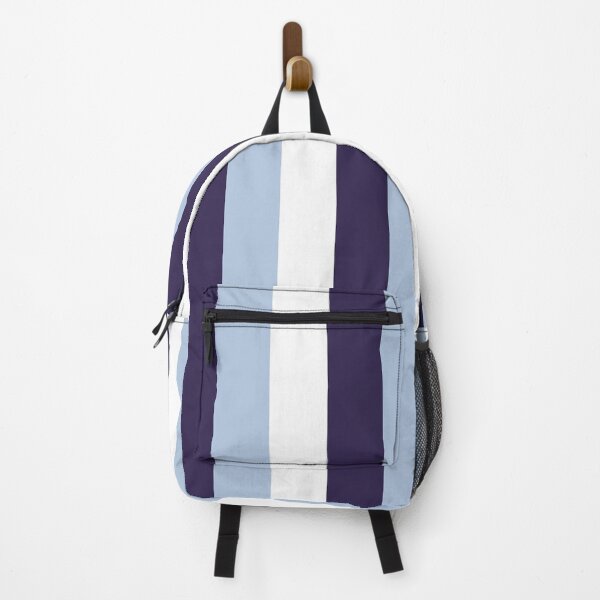 Item preview, 3 Large ALICE BLUE, NAVY BLUE and WHITE Vertical STRIPES designed and sold by RachelMacht.