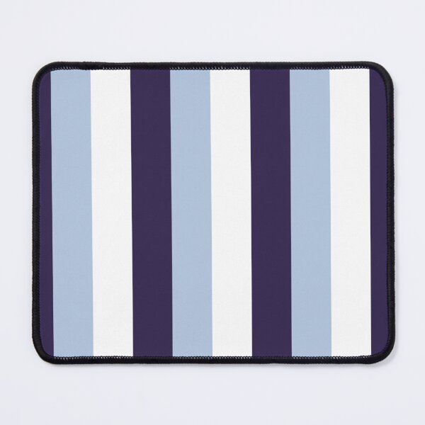 Item preview, 3 Large ALICE BLUE, NAVY BLUE and WHITE Vertical STRIPES designed and sold by RachelMacht.