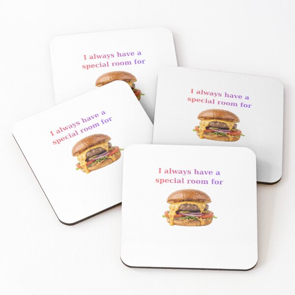 Item preview, ​I Always Have a Special Room for Burger Humor designed and sold by BartDesignLab.