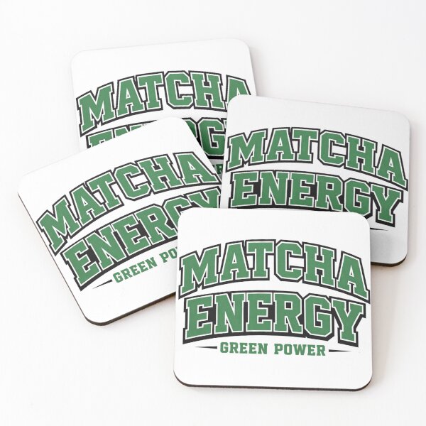Item preview, Matcha Energy fun design in Michigan Varsity Design college style for tea lovers designed and sold by FrenchieFever.