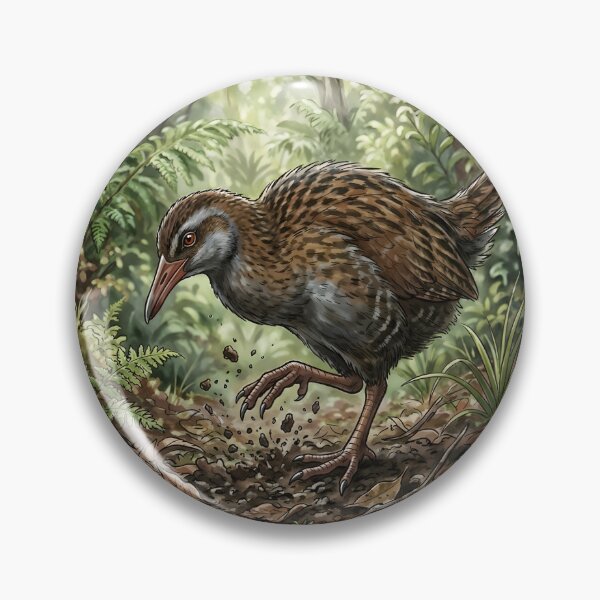 Item preview, Weka Bird - New Zealand Native Forest Wildlife designed and sold by RubisLeaf.