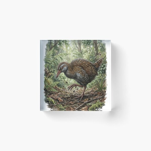 Item preview, Weka Bird - New Zealand Native Forest Wildlife designed and sold by RubisLeaf.