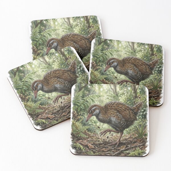 Item preview, Weka Bird - New Zealand Native Forest Wildlife designed and sold by RubisLeaf.