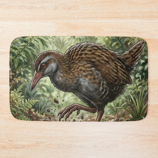 Item preview, Weka Bird - New Zealand Native Forest Wildlife designed and sold by RubisLeaf.