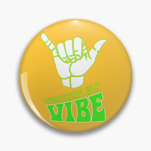 Item preview, Teaching is a Vibe Green Outline designed and sold by G2Creative.