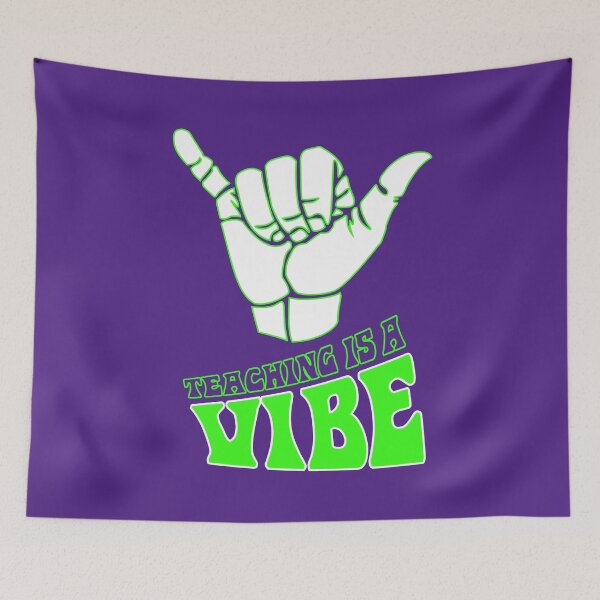 Item preview, Teaching is a Vibe Green Outline designed and sold by G2Creative.