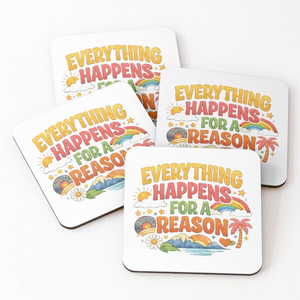 Item preview, Everything Happens for a Reason Retro Groovy designed and sold by TeeARTHY.