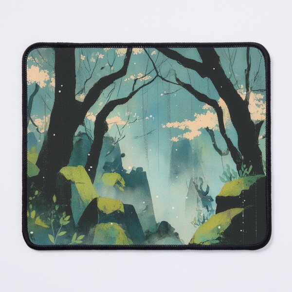 Item preview, Enchanted Misty Forest Path designed and sold by Dusk Atelier.
