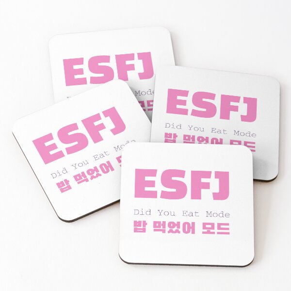 Item preview, ESFJ Did You Eat Mode Korean Typography designed and sold by aikdreams.