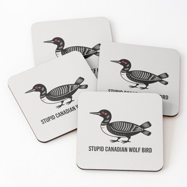 Item preview, stupid canadian wolf bird designed and sold by 123ks.