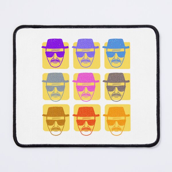 Item preview, Heisenberg Pop Art Breaking Bad Inspired Andy Warhol Style Multi Colour Walter White Fan Art Design designed and sold by DimensionShift.