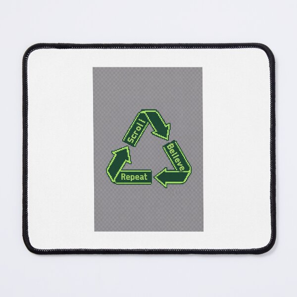 Item preview, Scroll → Believe → Repeat – Retro Pixel Loop designed and sold by RainToday.