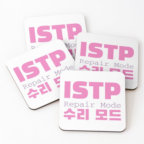 Item preview, ISTP Repair Mode Korean Typography Design designed and sold by aikdreams.