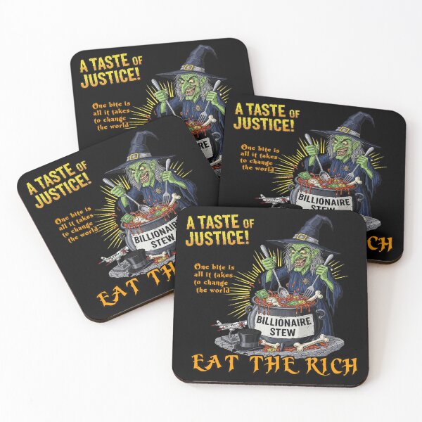 Item preview, Eat The Rich Witch Billionaire Stew Dark Humor designed and sold by TeeARTHY.