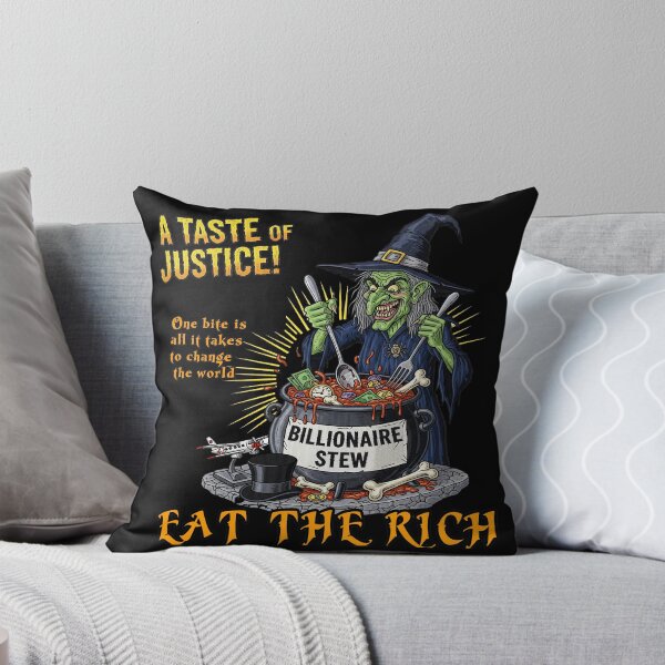 Item preview, Eat The Rich Witch Billionaire Stew Dark Humor designed and sold by TeeARTHY.