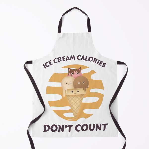 Item preview, ICE CREAM CALORIES DON'T COUNT SUMMER IDEAS designed and sold by Kid-roi.