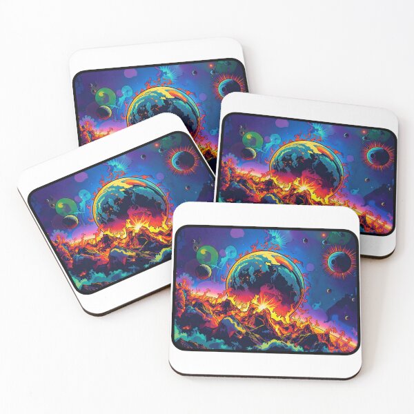 Item preview, vibrant cosmic dreamscape designed and sold by Daniela`s shop.