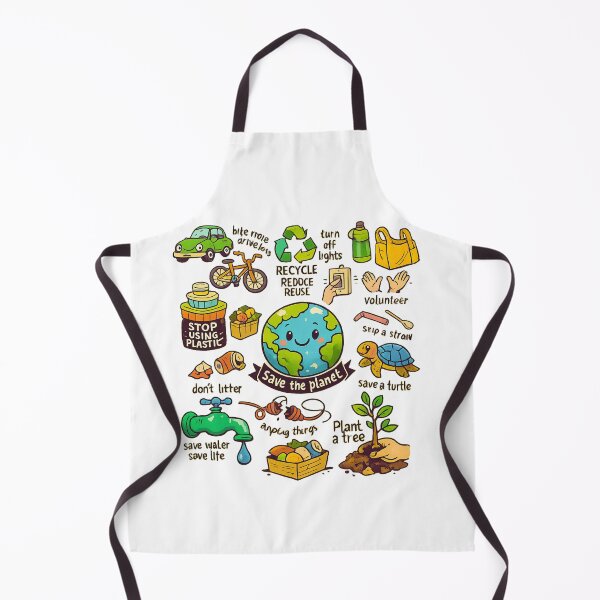 Item preview, Save the Planet – Retro Cartoon Eco Poster designed and sold by LuveraxArt.