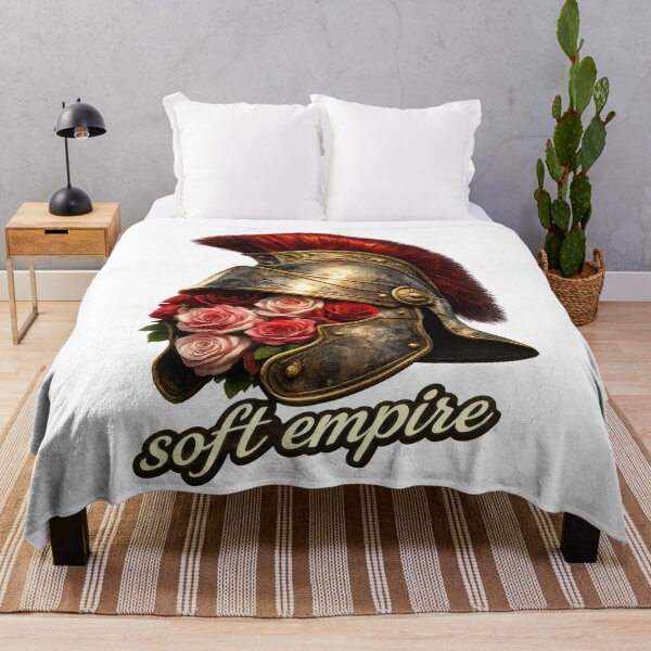 Item preview, Soft Empire Roman Helmet with Roses designed and sold by jgvisualarts.