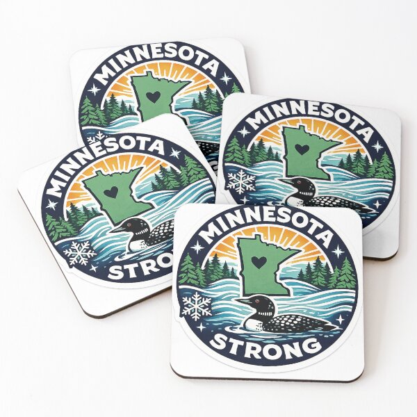 Item preview, Minnesota Strong | Minnesota Pride Nature Emblem | North Star State Design designed and sold by Mahmoud Salah.