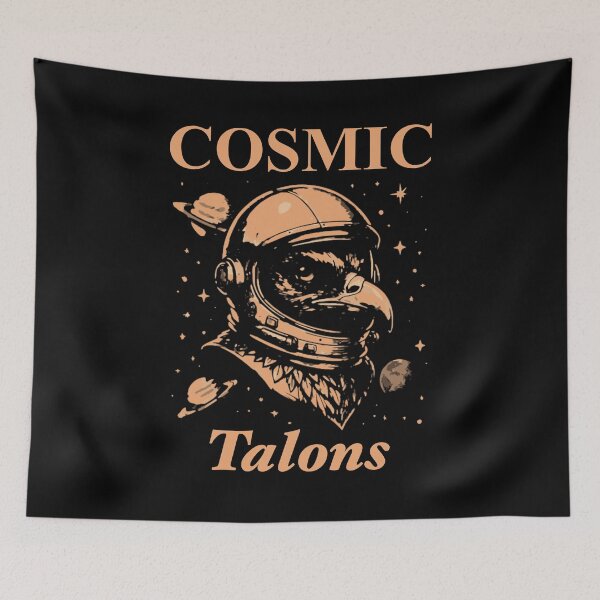 Item preview, Cosmic Talons - Astronaut Eagle Space Art designed and sold by Infinite Feeling Shop.