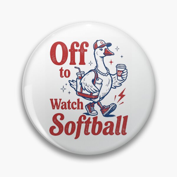 Item preview, Off To Watch Softball Funny Busy Goose Sports Mom Gift designed and sold by Ali-printshop.