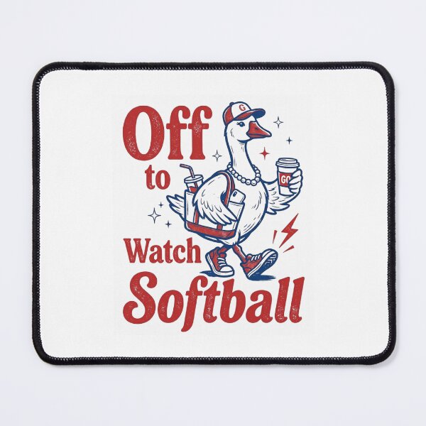 Item preview, Off To Watch Softball Funny Busy Goose Sports Mom Gift designed and sold by Ali-printshop.