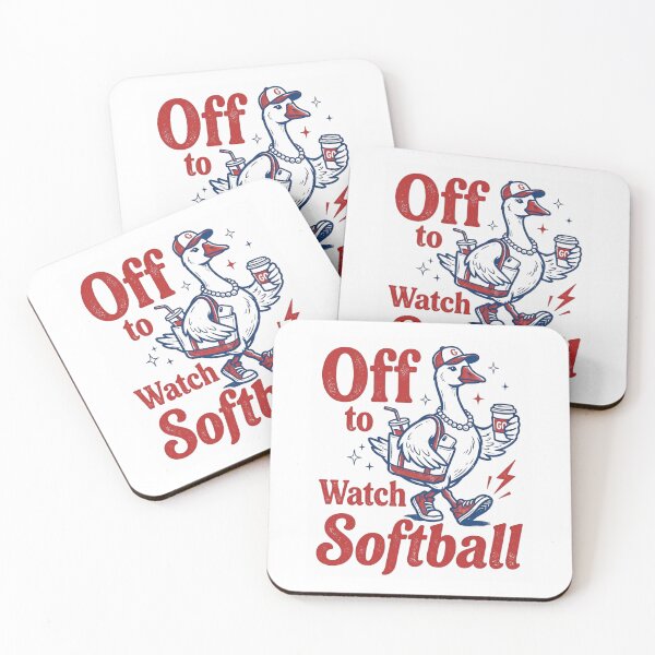Item preview, Off To Watch Softball Funny Busy Goose Sports Mom Gift designed and sold by Ali-printshop.