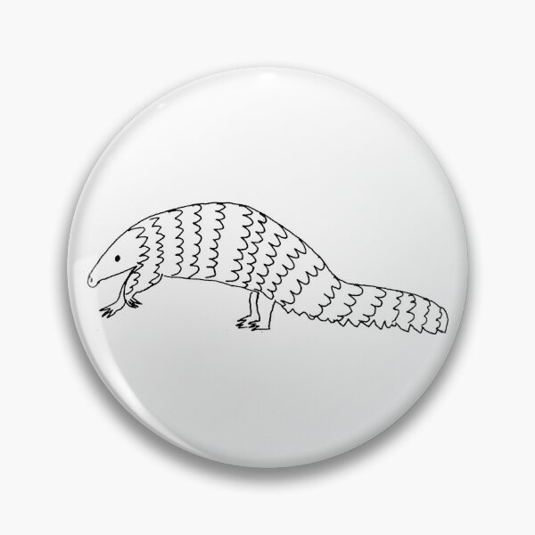 Item preview, Funny Pangolin - Cute Badly Drawn Animal designed and sold by Badly Drawn Animals.