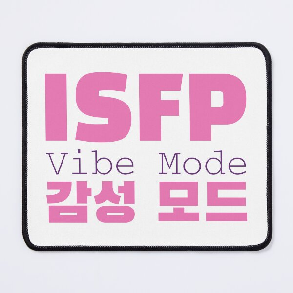 Item preview, ISFP Vibe Mode Korean Typography Design designed and sold by aikdreams.
