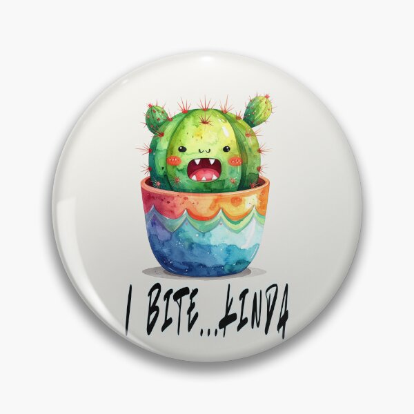 Item preview, Kawaii cactus, I bite! designed and sold by LiskoDesign.