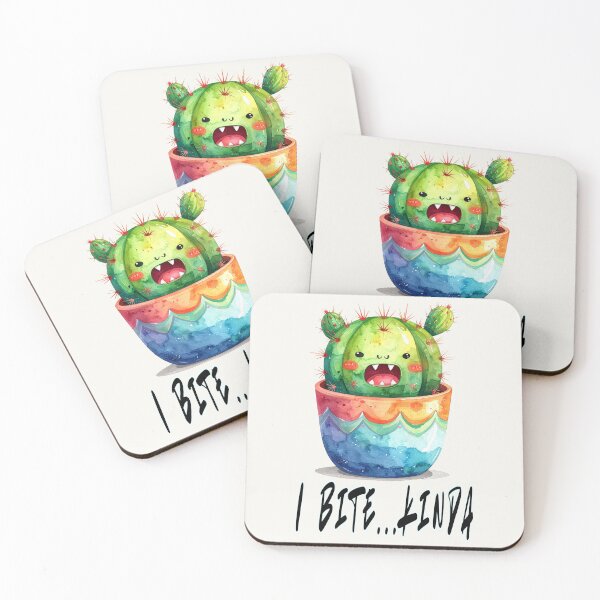 Item preview, Kawaii cactus, I bite! designed and sold by LiskoDesign.