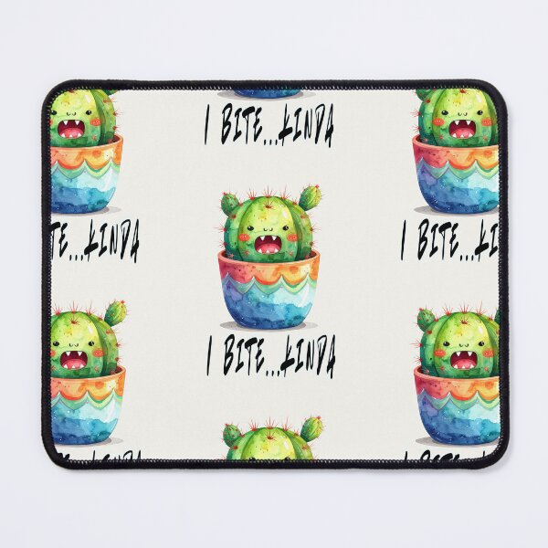 Item preview, Kawaii cactus, I bite! designed and sold by LiskoDesign.