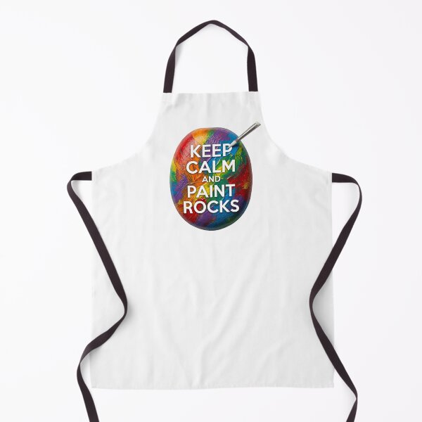 Item preview, Colorful Keep Calm and Paint Rocks - Artistic Stone Painting designed and sold by Luppuss.