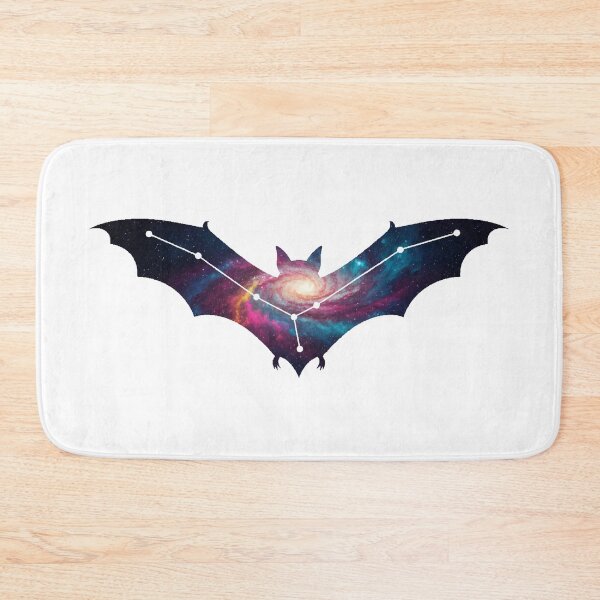 Item preview, Cosmic Bat – Galaxy Animal Art designed and sold by furrydrool.